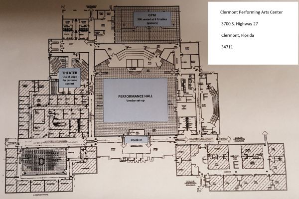 Floor Plan Clermont Performing Arts Center